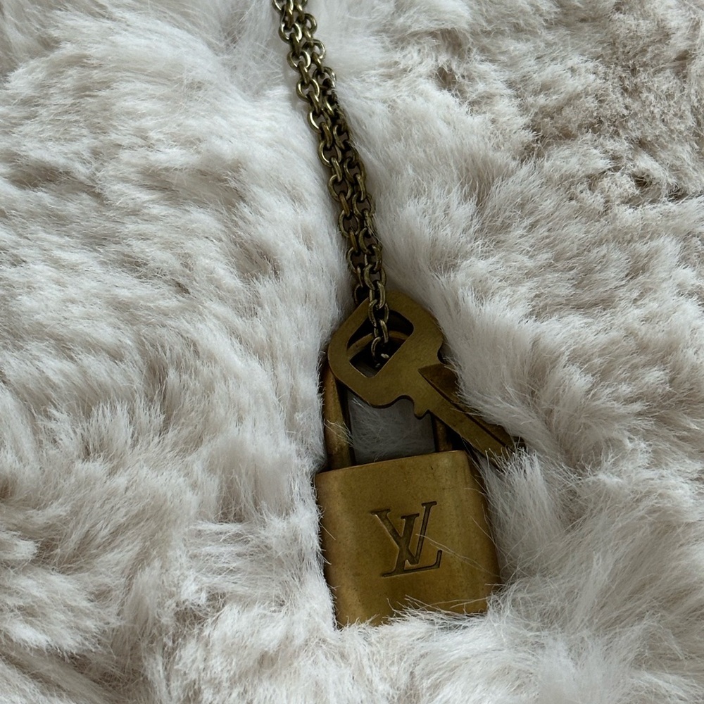 Louis Vuitton Gold Lock and Key